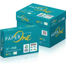エイプリル APRIL PaperOne(ペーパーワン) コピー用紙 高白色 A4 2500枚(500枚×5冊) 紙厚0.09mm 大量印刷向き PEFC認証