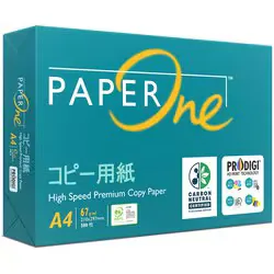 PaperOne(ペーパーワン) コピー用紙 高白色 A4 500枚 紙厚0.09mm 大量印刷向き PEFC認証