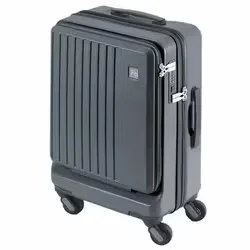 エンドー鞄 FREQUENTER フリクエンター スーツケース FREQUENTER LIEVE(フリクエンター リエーヴェ) 4輪キャリー S 48cm 旅行日数目安:1~2泊 32L TSAロック搭載 機内持ち込み可 ダークグレー FQ1-254DGR