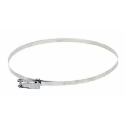 未来工業 ポールバンド ステンレス製 締付金具付 バンド幅10mm・長さ600mm 10個 POB-6-10
