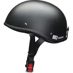 ハーフヘルメット DALE(デイル) フリーサイズ(57~60cm未満) PSC/SG 125cc以下用 マットブラック