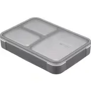 薄型弁当箱 抗菌フードマン600 グレー