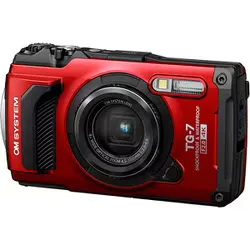 OM SYSTEM オーエムシステム コンパクトデジタルカメラ OM SYSTEM Tough TG-7 防水(IPX8) レッド TG-7 RED