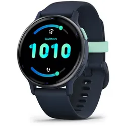 ガーミン GARMIN vivoactive 5 (ヴィヴォアクティブ 5) Blue / Blue Met(ブルー / ブルーメット) 42.2mm シリコンバンド GPSスマートウォッチ Suica対応 010-02862-42