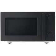 単機能レンジ フラット電子レンジ 横開き 18L フラットタイプ 2ダイヤル式 ブラック DR-E268B