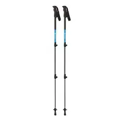 シナノ SINANO ロングトレイル125 トレッキングポール 形状I型 100-125cm ブルー 2本セット