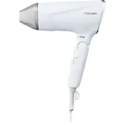 ヘアドライヤー Speedom(スピーダム) 大風量 速乾 軽量 1300W プロテクトイオン 折り畳み式 クールショットスイッチ 切替スイッチ<TURBO-DRY-SET> ラク抜きプラグ ホワイト TD570A-W
