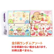 水に流せるポケットティシュ すみっコぐらし 全8柄ランダムアソート 16枚(8組)×12個入