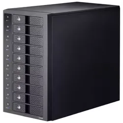 センチュリー CENTURY 裸族のスカイタワー 10Bay USB10G IS 独立電源スイッチ搭載 USB 10Gbps接続 HDD/SSD 10台搭載可能ケース CRST1035U32CIS2