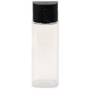 水筒 ボトル ウォーターボトル 500ml 軽量ワンタッチ 直飲み スクエア プラスチック製 日本製 ブラック HC-0278