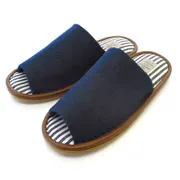スリッパ bohemian デニム外縫い LL 約28.5~29.5cm ネイビー BAAA9002NV