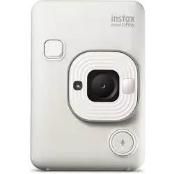 ハイブリッドインスタントカメラ チェキ instax mini LiPlay(インスタックス ミニ リプレイ) MISTY WHITE(ミスティーホワイト) INS LIPLAY C WHITE