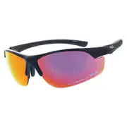 スポーツサングラス スポーツサングラス Shiny Metallic Black(Smoke/Black Red REVO) FLS 4013-01