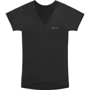 Style BX Innerwear(スタイル ビーエックス インナーウェア) Vネック 半袖 Tシャツ 猫背・巻肩補正 メンズ ブラック Lサイズ(胸囲 96~104cm) YS-BR-03C-L