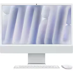 アップル Apple iMac 24インチ Retina 4.5Kディスプレイ Apple M4チップ/8コアCPU/8コアGPU/SSD 256GB/メモリ 16GB シルバー MWUC3J/A