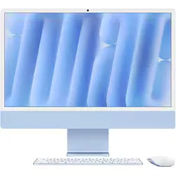アップル Apple iMac 24インチ Retina 4.5Kディスプレイ Apple M4チップ/10コアCPU/10コアGPU/SSD 512GB/メモリ 16GB ブルー MWV33J/A