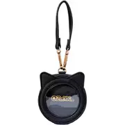 ONCS-S-BK ねこみみ缶バッジケース スタンダードカラー ブラック