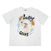 22863250 ONE PIECE(ワンピース) Tシャツ WHITE ルフィ ギア5 ドーン XLサイズ