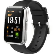 aiwa band スマートバンド/1.64インチ AMOLED(有機EL)液晶 / 心拍・血中酸素計測 / 暑熱リスク検出 / スマートフォン連携 / IP67対応 JA3-SMB0001