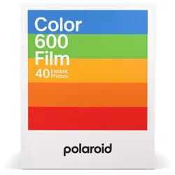 ポラロイド POLAROID インスタントカラーフイルム Color 600 Film White Frame x40 Film(40枚) 6013JP