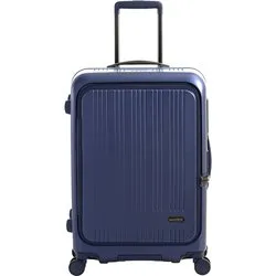 A.L.I アジア・ラゲージ スーツケース MAXBOX 旅行日数目安:5~7泊 65L TSAロック搭載 前輪ストッパー 内装抗菌 日本製 10年保証 MX-8011RV-24 鉄紺