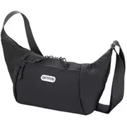 カメラショルダーバッグ OUTDOOR PRODUCTS(アウトドアプロダクツ) カメラショルダーバッグ 06 撥水ナイロン生地 フレキシブル構造 超軽量設計 ブラック ODCSB06BK