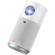 モバイルプロジェクター Nebula Capsule Air HD(1280×720) LED光源 150ANSIルーメン 最大投影サイズ:100インチ Google TV搭載 スピーカー内蔵 オートフォーカス 自動台形補正 ホワイト D4112521