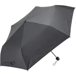 ウォーターフロント Water front 日傘 折りたたみ傘 晴雨兼用 ZENTENKOU 親骨55cm 直径99cm 手開き式 280g UVカット 遮光 遮熱 撥水 耐風 全天候対応 ブラック S355-1127BK1-BA
