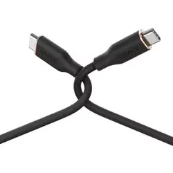 Anker PowerLine III Flow USB-C & USB-C ケーブル 0.9m ミッドナイトブラック A8552N12