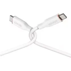 Anker PowerLine III Flow USB-C & USB-C ケーブル 0.9m クラウドホワイト A8552N22