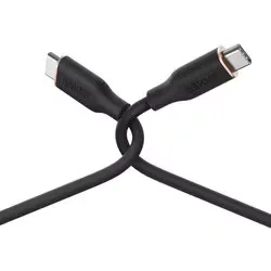 Anker PowerLine III Flow USB-C & USB-C ケーブル 1.8m ミッドナイトブラック A8553N12