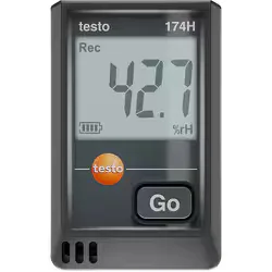 テストー TESTO 温湿度データロガー(USB) testo 174H(黒) 0572