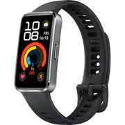 HUAWEI Band 10 Aluminum Ed/Matte Black 1.47インチAMOLED 情緒モニタリング 24時間健康管理 睡眠時の心拍変動(HRV)呼吸乱れ検知 急速充電 フルオロエラストマー 快適着用 最大14日間稼働 アルミニウムケース iOS/Android対応 マットブラック スマートウォッチ 55020ELG