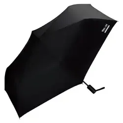 日傘 折りたたみ傘 晴雨兼用 IZA(イーザ) Automatic & Safe(オートマティック&セーフ) 親骨54cm 直径98cm 自動開閉式 325g UVカット 遮光 遮熱 撥水 UPF50+ 内側黒コーティング ブラック ZA021-001-102BK
