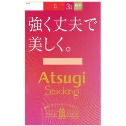アツギストッキング 強く丈夫で美しく M-L ヌーディベージュ 3足組 FP12133P