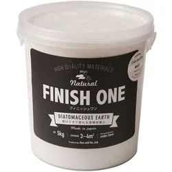 ワンウィル FINISH ONE 珪藻土 缶 ホワイト 5kg