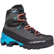 エクイリビウム LT GTX ウーマン レディース マウンテンブーツ ブラック/ハイビスカス EU37(23.7cm) ZFMS097
