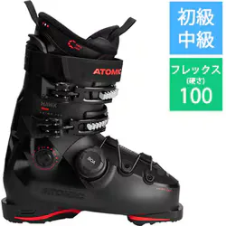 アトミック ATOMIC HAWX PRIME 100 BOA 25-26 モデル スキーブーツ 初級・中級 Black/Red 24-24.5cm AE503236024X