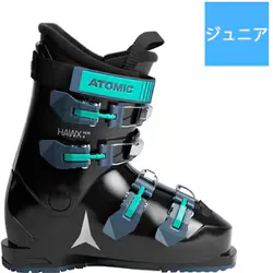 アトミック ATOMIC HAWX KIDS 4 25-26 モデル スキーブーツ ジュニア Black/Teal 23-23.5cm AE503150023X