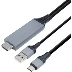 セイワ SEIWA HDMI変換ケーブル USB Type C to HDMI 【ケーブル長 2.0m】【充電しながら投影可能 】 IMP330