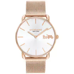 コーチ Coach ELLIOT 36mm RG メッシュベルト ホワイト 正規品2年保証 14504383