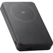 リチウムイオンモバイルバッテリー Qi2対応 15W出力マグネット付き ワイヤレス充電対応 10000mAh 最大20W 入出力(USB-C×1) 出力(USB-A×1) USB C to Cケーブル(0.1m)付属 PSE適合 ブラック DE-C67-10000BK