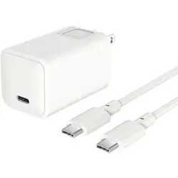 NTTドコモ エヌ・ティ・ティ・ドコモ USB急速充電器 45W USB-C×1 高速充電 折りたたみプラグ採用 USB C to USB Cケーブル(1.2m)付 ACアダプタ09M