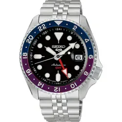 SKX series メカニカルGMT メンズ メタルバンド SBSC021