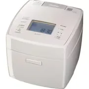 IHジャー炊飯器 ダブル備長炭コート「熾火(おきび)」5層厚釜 熱密封構造 5.5合炊き 白亜麻(しろあま) NJ-VP10H-W