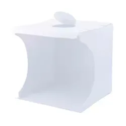 ナカバヤシ デジオ Digio LEDリングライト付き撮影ボックス ホワイト SAC-BOX04W
