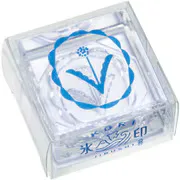 透明スタンプ「氷印」 大サイズ ブローチ CLSA33-006
