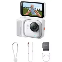 Insta360 GO Ultra 標準キット 1/1.28インチセンサー 5nm AIチップ搭載 4K60fpsのPOV撮影 手ブレ補正対応 10m防水 アークティックホワイト CINSABEA-GOUltra01