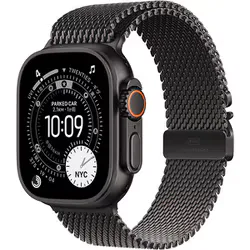 アップル Apple Apple Watch Ultra 3(GPS + Cellularモデル)- 49mmブラックチタニウムケースとブラックチタニウムミラネーゼループ - M(手首 155~185mm対応) MF1Q4J/A