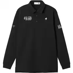 ルコックスポルティフ le coq sportif ゴルフウェア メンズ 長袖シャツ(ニット)BK00 Lサイズ LG5FLS00M
